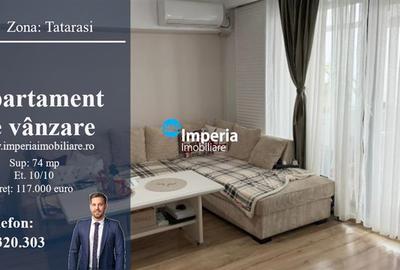 Apartament cu 3 camere semidecomandat în Tătărași