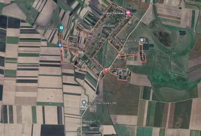 Teren intravilan de vanzare cu acces la drumul  DN19, Tamaseu, Bihor - 1