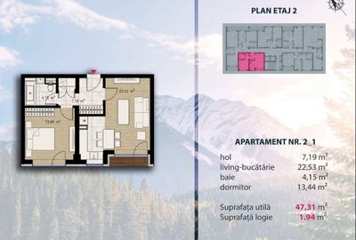 Apartament 2 camere, nou · in Noble Residence · Comision 0% - 8