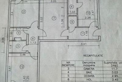 PODU ROS - 1001 ARTICOLE - 3 CAMERE 74MP - ETAJ 1 - RENOVAT TOTAL - LIBER ! - 13