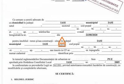 Teren intravilan , PUZ , locuinte colective ( D+P+3E+M ) - 16.270 mp - Pacurari - 4