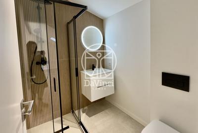 Penthouse 3 camere, intabulat, mobilat si utilat - dressing + 2 bai - 7