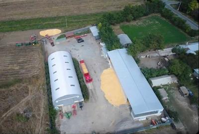 Baza de cereale in functiune , 4500 mp intravilan + 2 depozite (aprox 1000mp) - 1