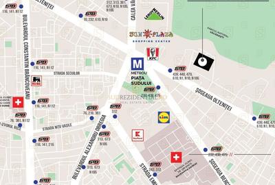 Apartament modern, 2 camere, decomandat, acces metrou Piata Sudului - 12