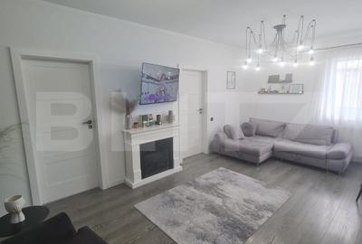 Apartament cu 3 camere semidecomandat, mobilat în Florești