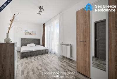 Penthouse cu 2 camere, mobilat în Mamaia-Sat