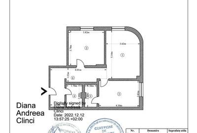 Pret redus ! 3 camere , 2 bai  , negociabil , nu se aplica tva - 3