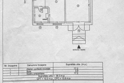 Spatiu comercial / Garsoniera, parter, intrare exterior, Piata Bistrita - 7