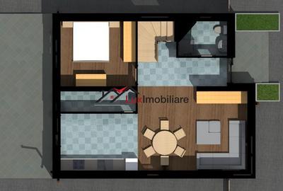 Casa superba semifinisata 120 mp utili + 450 mp teren liber. Zona Corusu. - 10