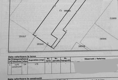 Domenii Vând casa veche   3 cam construcție 1960  suprafață teren total 179 mp - 8