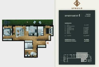 Apartament 4 Camere, Curte 63,58mp, Bloc Nou, Finisaje Premium, Comision 0% - 10