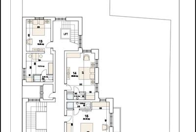 Imobil + teren cu autorizatie si proiect 29 apartamente  Kogalniceanu - Cismigiu - 5