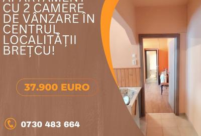 Apartament cu 2 camere de vânzare în centrul localității Brețcu! - 1