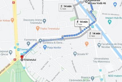 Studio - Timpuri Noi - Bloc mixt monolit: de închiriat pentru 5-6 luni - 12