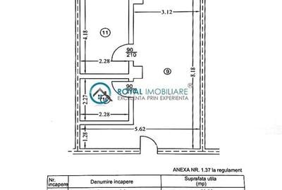 Royal Imobiliare - Vanzare apartament 2 camere zona 9 Mai - 17