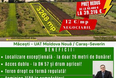 Teren agricol extravilan de 3268 mp, în Măcești