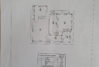 Apartament 2 camere, balcon/ terasa 7.3 mp - 2