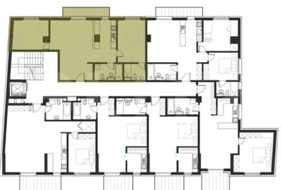 Apartament cu 3 camere, 2 bai, 75 mp, bloc nou, zona Iulius Mall - 3