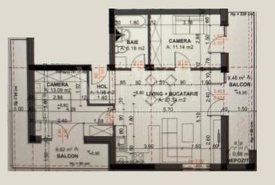 Apartament 3 camere de vanzare in Iris, Cluj Napoca - 5