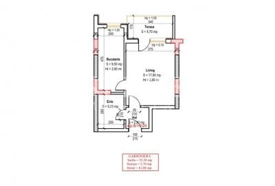 Garsoniera ideal investitie -650 m metrou N.Teclu - 2