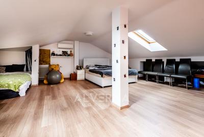 Casa individuala 268mp | 4 dormitoare + studio | 1100mp teren | Faget - 28