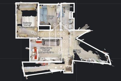 Apartament 3 camere, etaj 1,mobilat,utilat -Cartier Kogalniceanu - 12