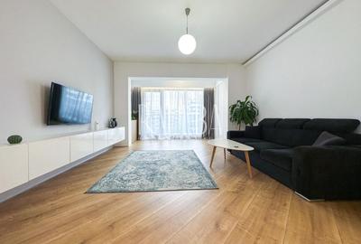 Apartament cu 2 camere semidecomandat, mobilat în Pipera