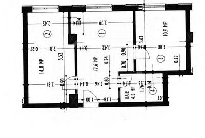 Apartament 2 camere, decomandat, cu CF, zona Marasti. - 7