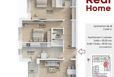 3 camere | 1 Decembrie 1918 |15 min metrou  | premium | spatios - 3