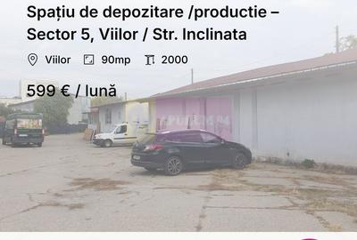 Hala 90mp depozitare / productie – Sector 5, Viilor / Str. Inclinata - 1