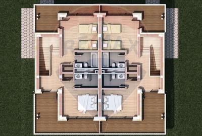 Teren 1600 mp cu proiect & autorizație, Chalet Duplex Râșnov Glăjerie - 8