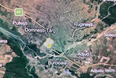 Vand 28 ha ,teren arabil, extravilan , cu deschidere la A-7 - 4
