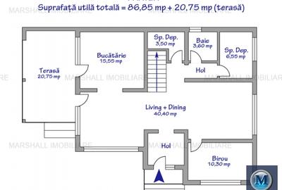 Vila cu 5 camere de vanzare in Paulesti, 209 mp #16608 - 6
