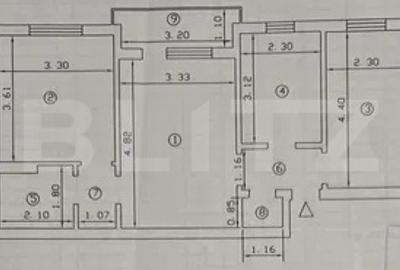 Apartament 3 camere, 54 mp, zona Tatarasi - 12