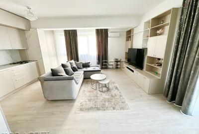 Apartament cu 2 camere semidecomandat, mobilat în Pipera