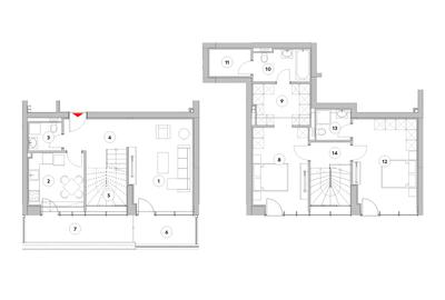 Duplex cu 3 camere - Tip D3D1 - 11
