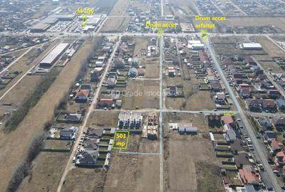 Teren Construcții intravilan de 503 mp, în Moșnița Nouă