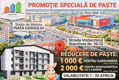 NOU! Dezvoltator Pret Promo NEOFORT 49 METROU GORJULUI I Ap 2 Camere la Cheie - 1