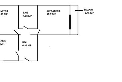 Apartament 2 camere, decomandat, Astra, str. Galaxiei - 8