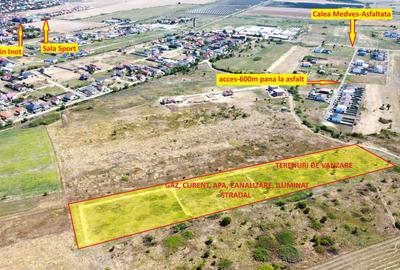 Teren Construcții intravilan de 610 mp, în Exterior Est