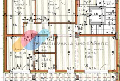 Apartament 4 camere, 90,74mp, zona Campina - 1