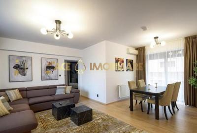 Apartament cu 3 camere decomandat, mobilat în Herăstrău