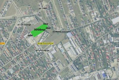 Teren intravila 9998 mp, pretabil rezidential sau sedii firme,showroom,hotel ! - 1