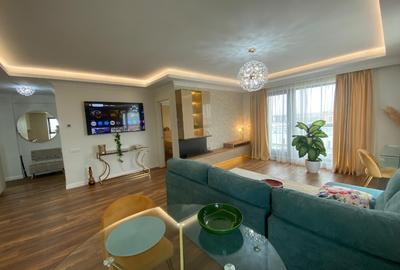 Apartament cu 2 camere semidecomandat, mobilat în Central