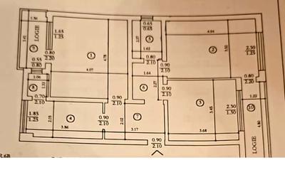 SUPERCOPOU ! Ap 3 camere D, etaj 2/4, 84 mp, 2 balcoane, bloc 1972 fara risc - 3