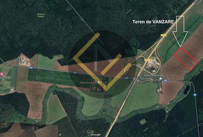 Teren 9Ha -> 16Ha Ha Intravilan , Exit A3 Snagov Ghermanesti Bucuresti-Ploiesti - 3