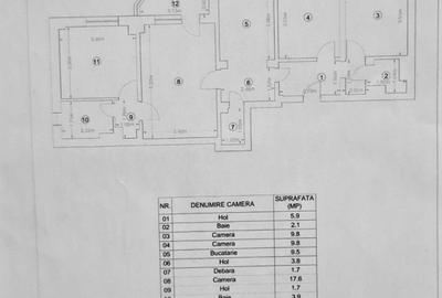 Apartament 4 camere, 2 bai, Centrala - Apusului - Gorjului - Iuliu Maniu - 20