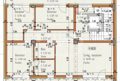 Penthouse 4 camere, constructie premium, 2 terase, Marasti - 8