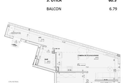 Apartament 3 camere, 61 mp, finisat, nZEB, Central - 2