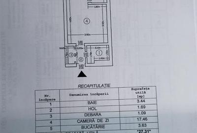 Garsoniera 31 mp, etaj intermediar, Podul Ros - Podul de Piatră - 9